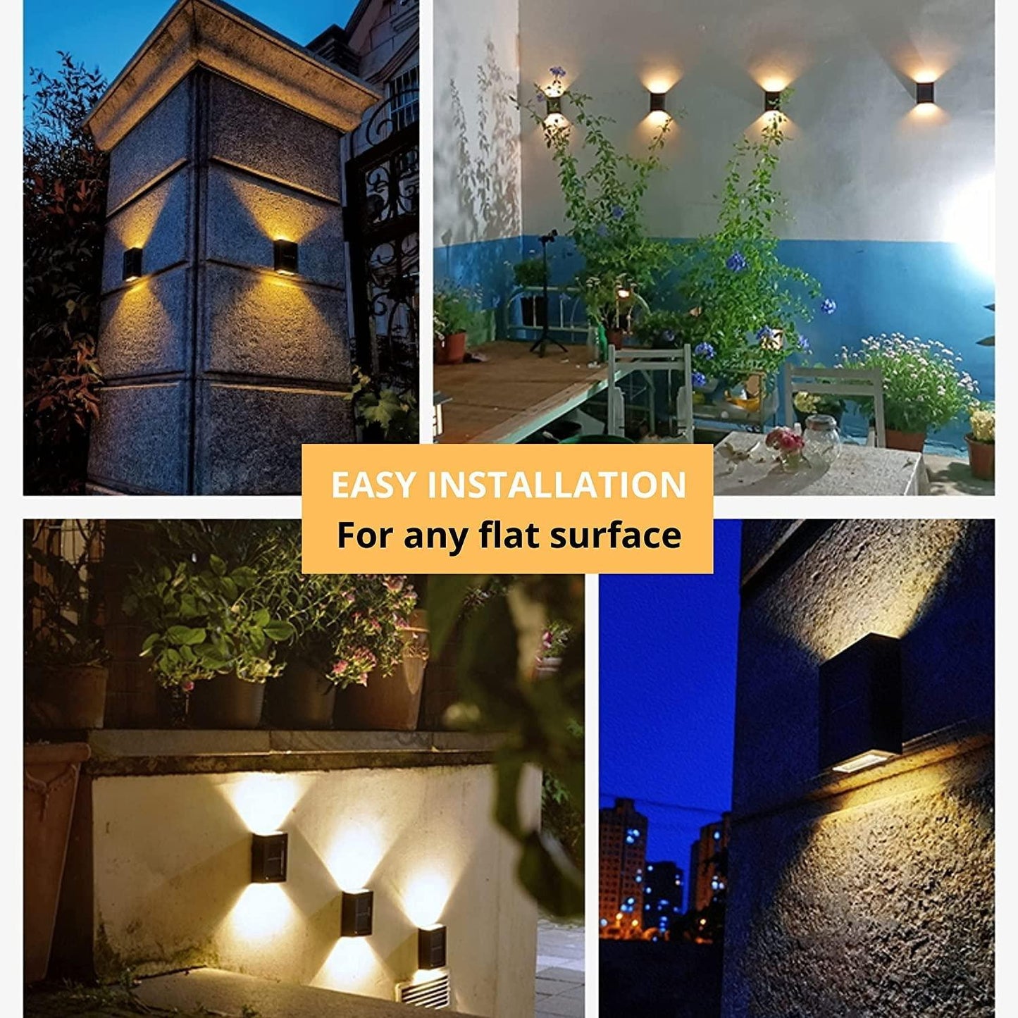 Solar Wall Lights Small Fence Lights