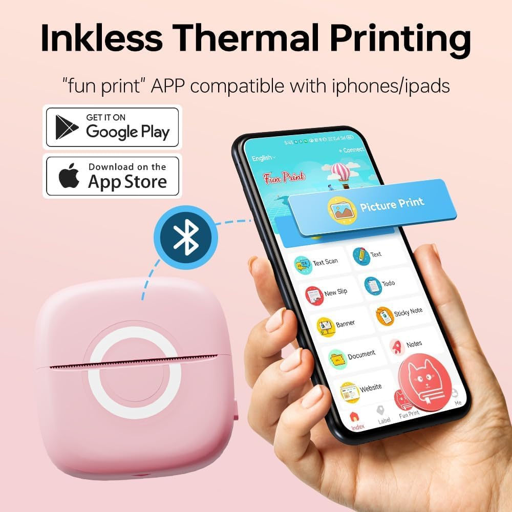 Mini Thermal Printer (Inkless)